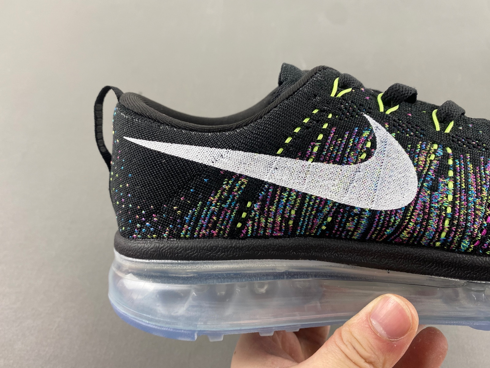 Nike Flyknit Air Max Black Multi-Color Men