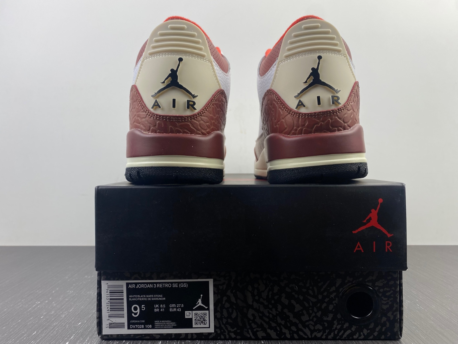 air jordan 3 gs "mars stone" dv7028-108