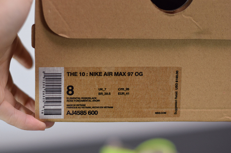 nike air max 97 of elemental rose serena "queeen" aj4585-600