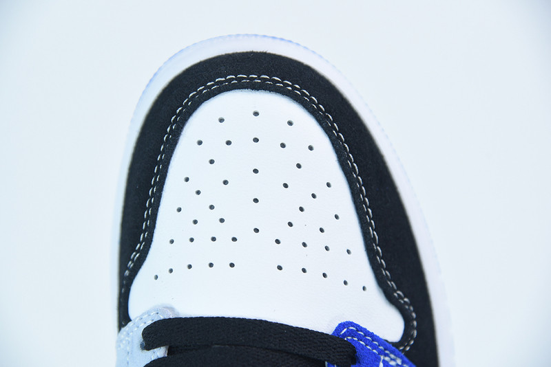 air jordan 1 low black blue white dh0206-400