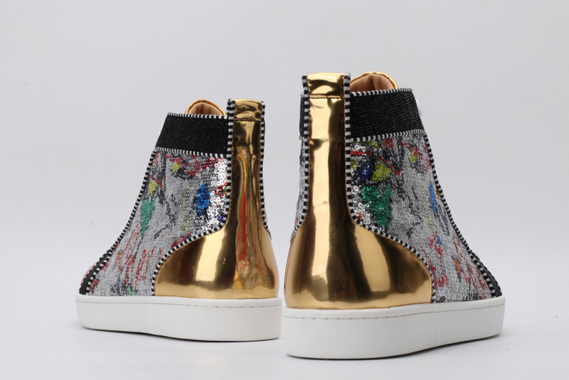 chian louin high top sneaker