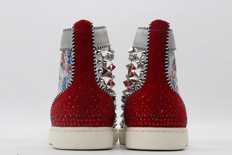 chian louin high top sneaker