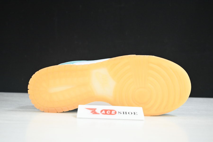 nike dunk low turquoise green orange dv2190-100