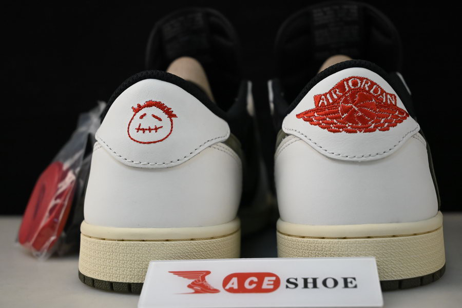travis scott x air jordan 1 low og “olive” dz4137-106