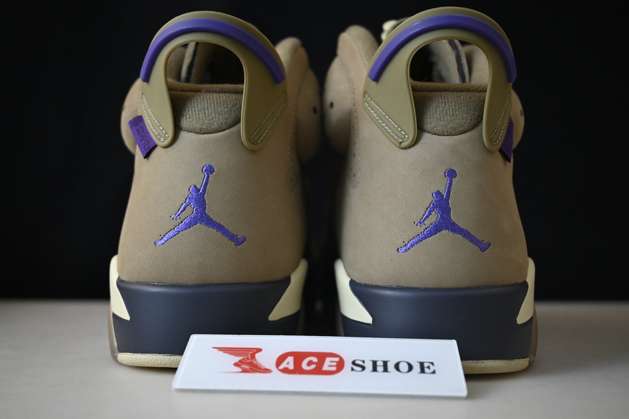 air jordan 6 gore-tex brown kelp fd1643-300
