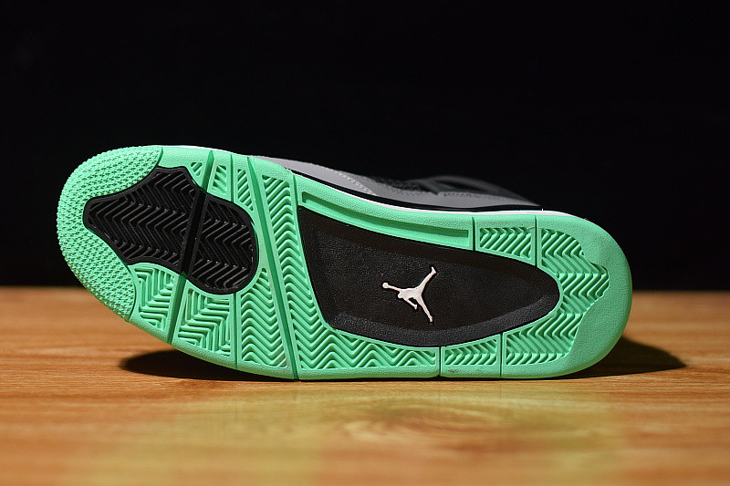 air jordan 4 retro "green glow" 308497-033