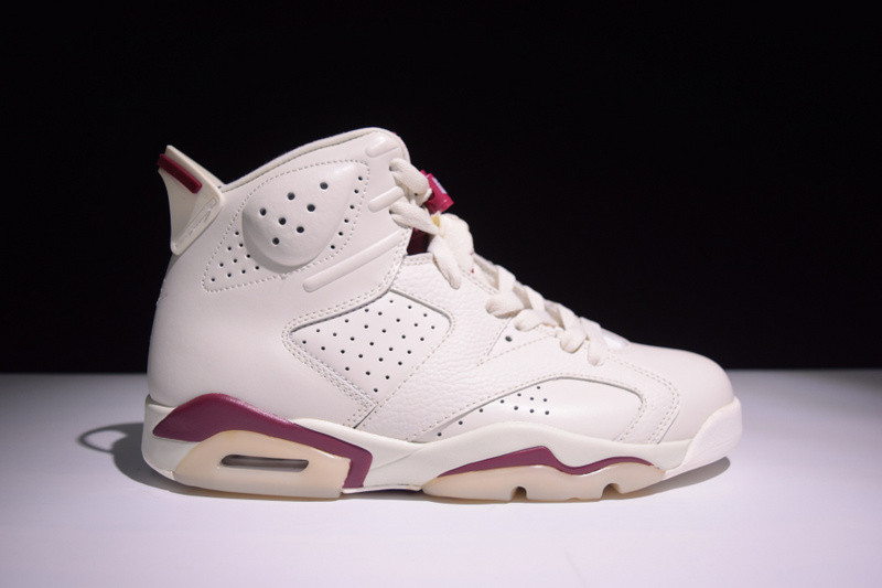 air jordan 6 retro "maroon" 384664-116