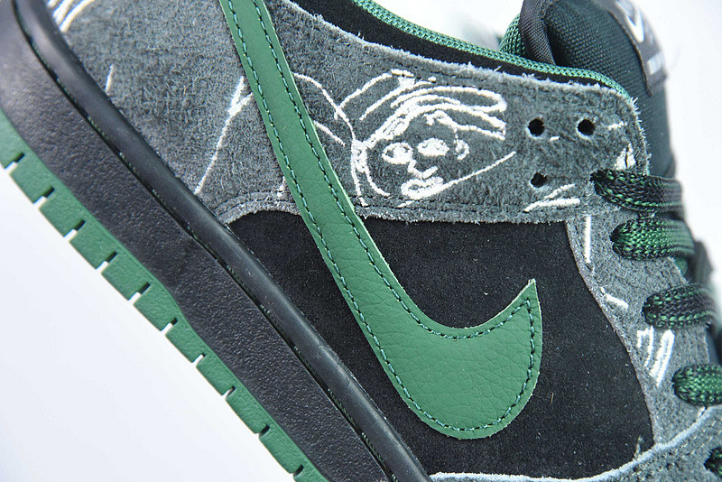 there skateboards x nike sb dunk low hf7743-001