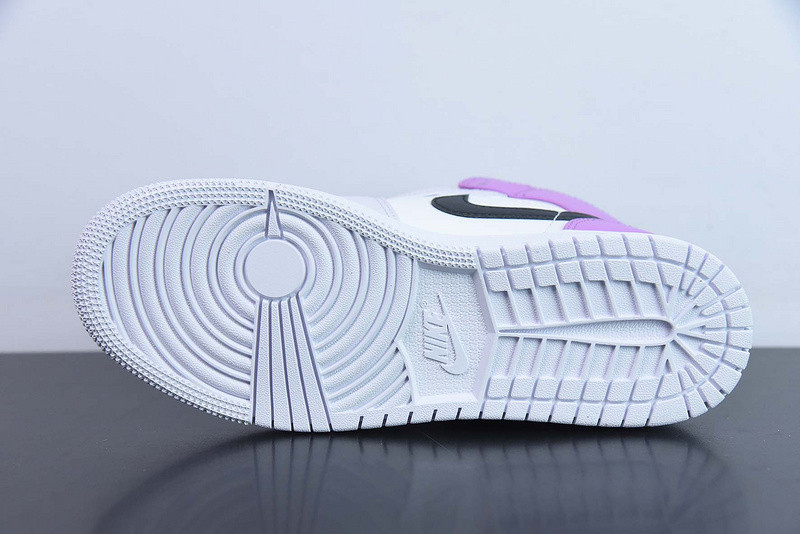 air jordan 1 mid barely grape (gs) dq8423-501