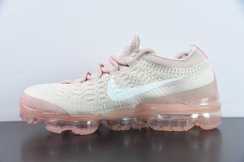 nike vapormax 2023 flyknit w "oatmeal/pearl pink" dv6840-101