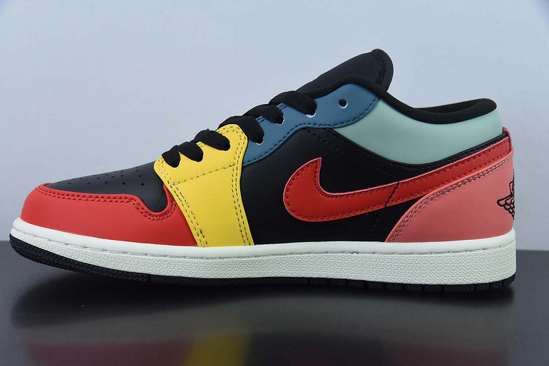 air jordan 1 low “black multi” dn3739-060