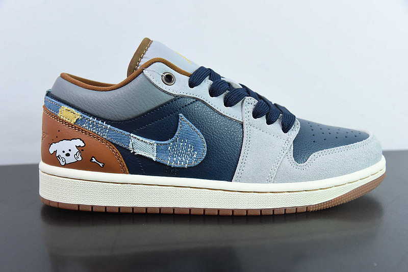 air jordan 1 low se ''repaired denim swoosh'' fz5042-041