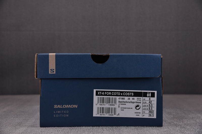 costs black vanila x salomon xt-6 for cotd