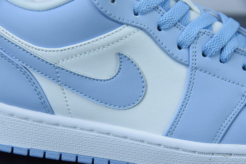 air jordan 1 low white ice blue (women