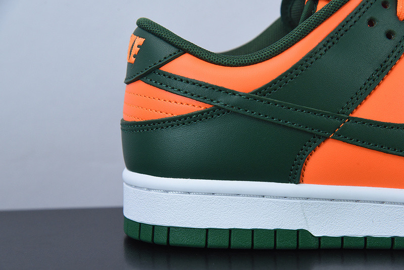 nike dunk low “miami hurricanes” dd1391-300