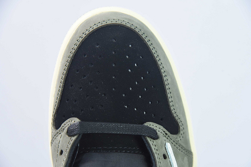 travis scott x air jordan 1 low og “black olive” dm7866-002