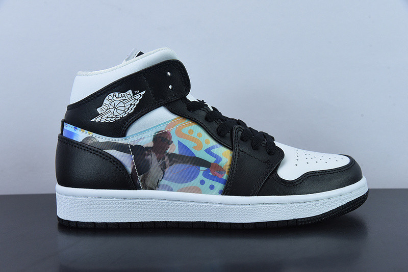 air jordan 1 mid “hologram” dr9495-001