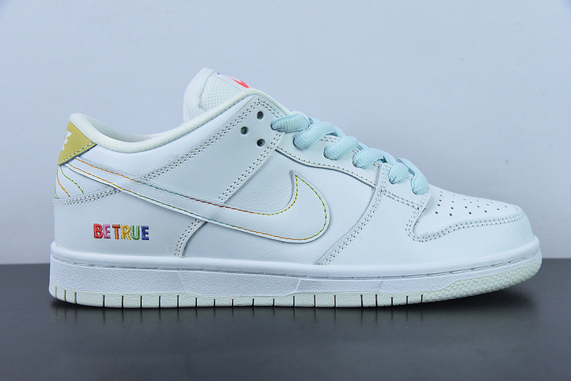 nike sb dunk low “be true” dr4876-100