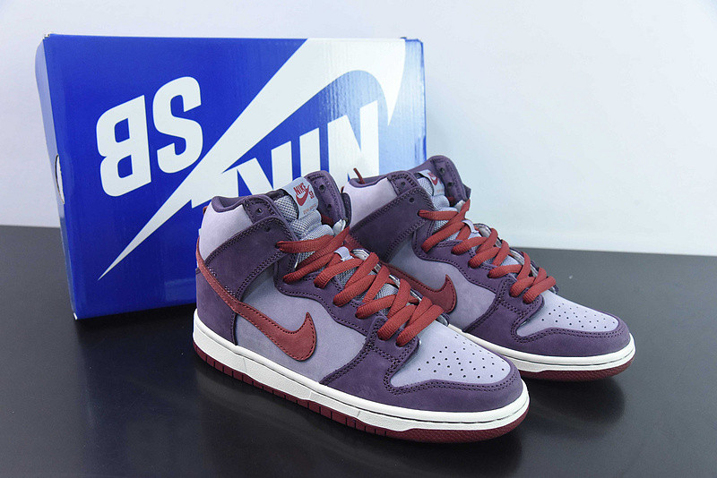 nike sb dunk high daybreak plum 313171-500