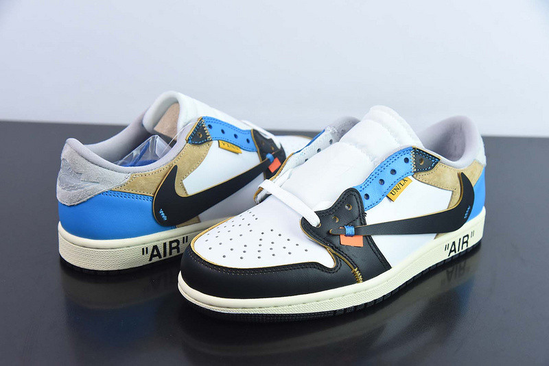 of x air jordan 1 low