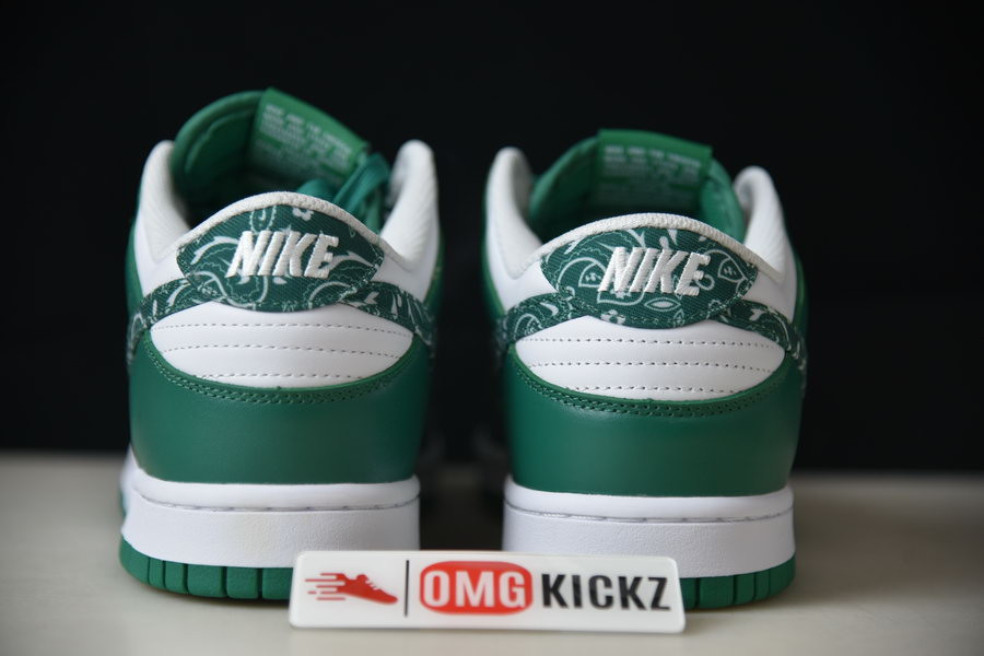 nike sb dunk low “green paisley ” dh4401-102