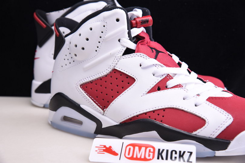 air jordan 6 retro "carmine" 2021 ct8529-106