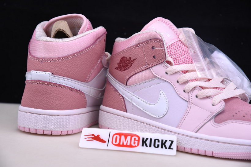 air jordan 1 mid air “digital pink” cw5379-600